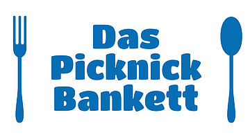 Logogestaltung und Faltblatt | Das Picknick Bankett, 