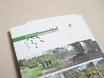 Logo-Relaunch, Flyer, Plakate und mehr | Arche Bauernhof, Erlangen